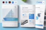 Brochure Template 24 Pages | Canva | Docx |ID| Ai