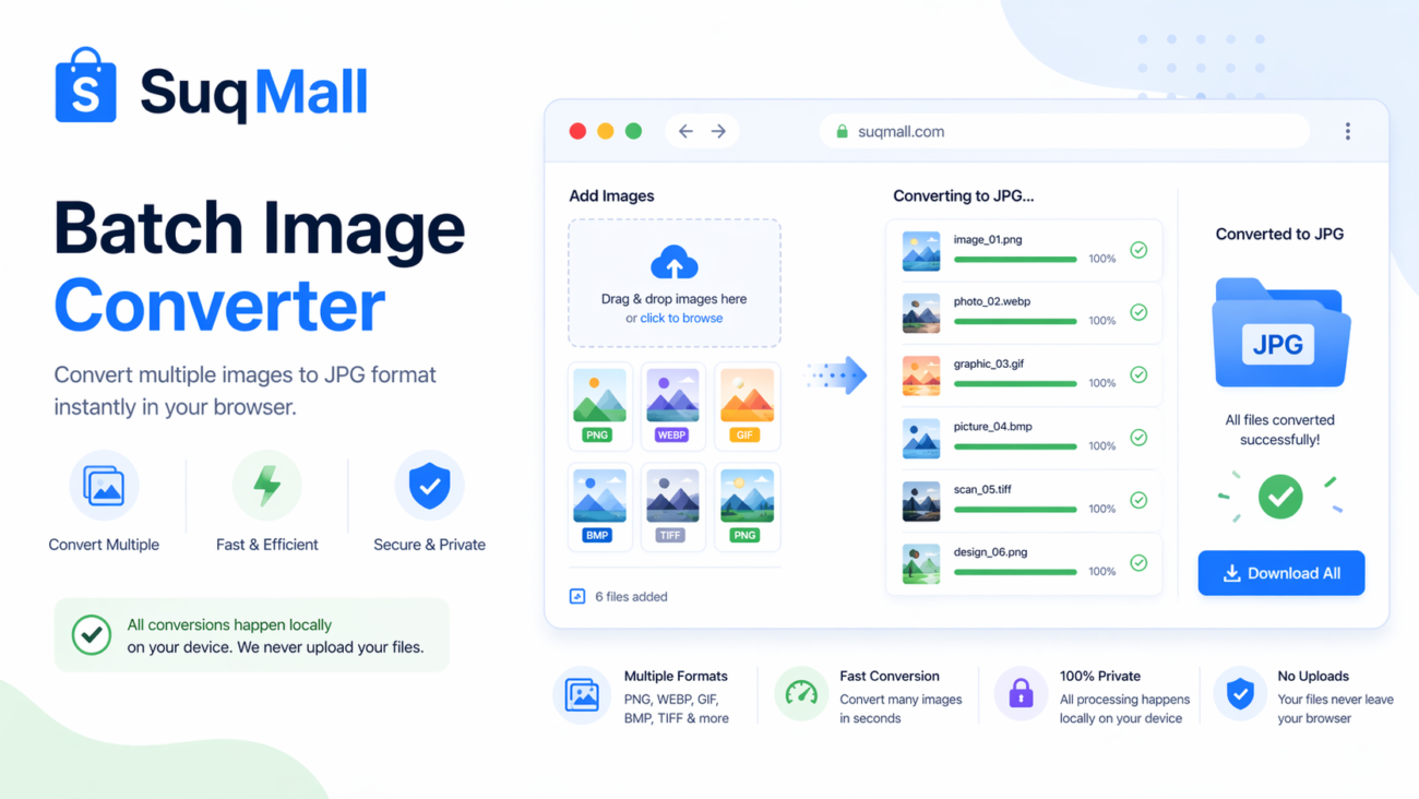 Free Online JPG Converter Web Tool Guide: Why SuqMall.Net's Tool is Revolutionizing Image Conversion 3 Free Online JPG Converter Web Tool Guide