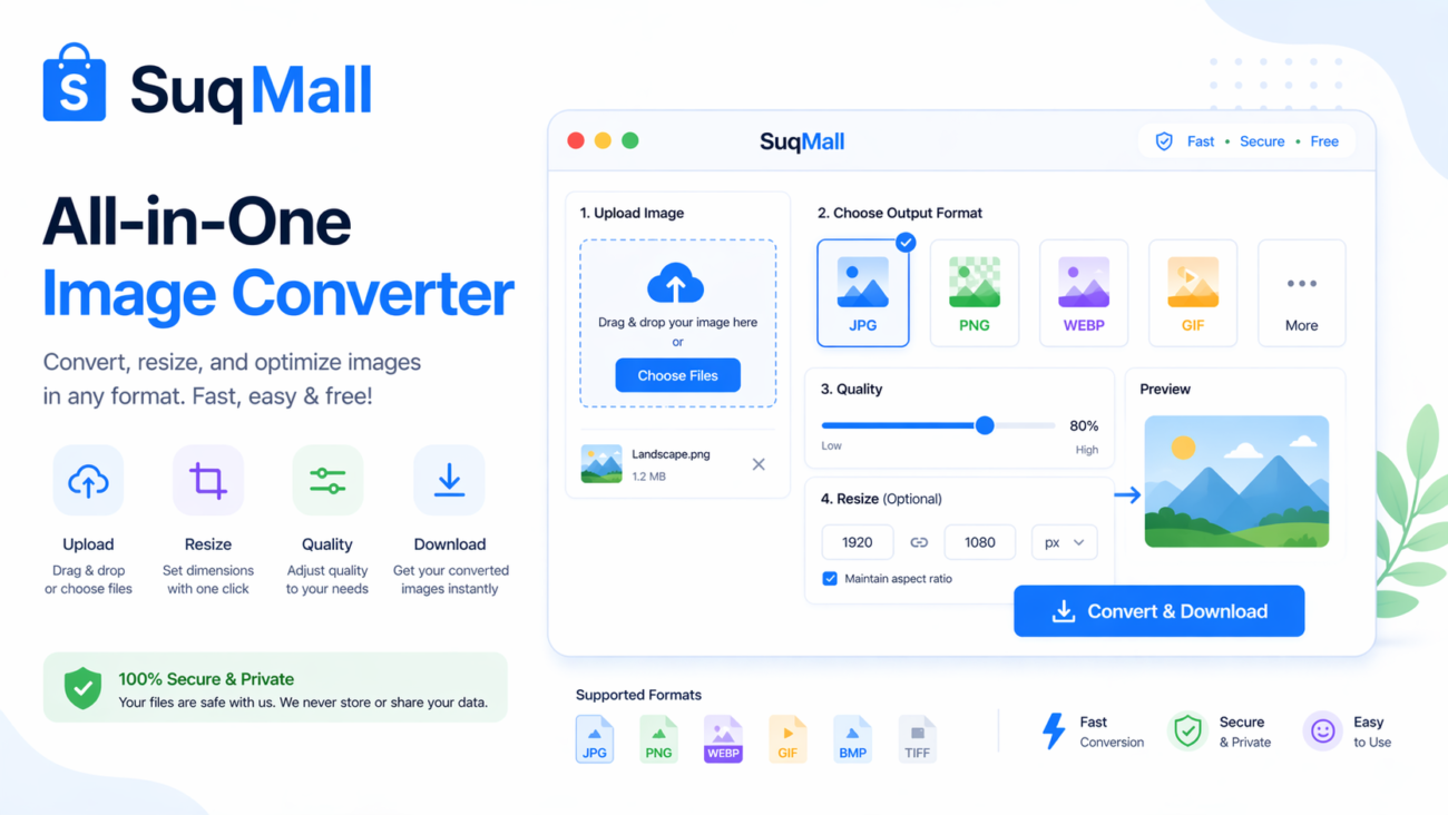 Free Online JPG Converter Web Tool Guide: Why SuqMall.Net's Tool is Revolutionizing Image Conversion 5 Free Online JPG Converter Web Tool Guide