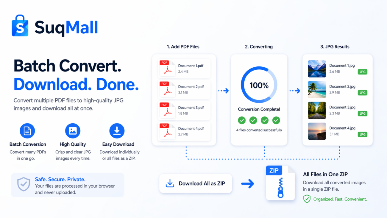 Free Online PDF To JPG Converter Web Tool Guide