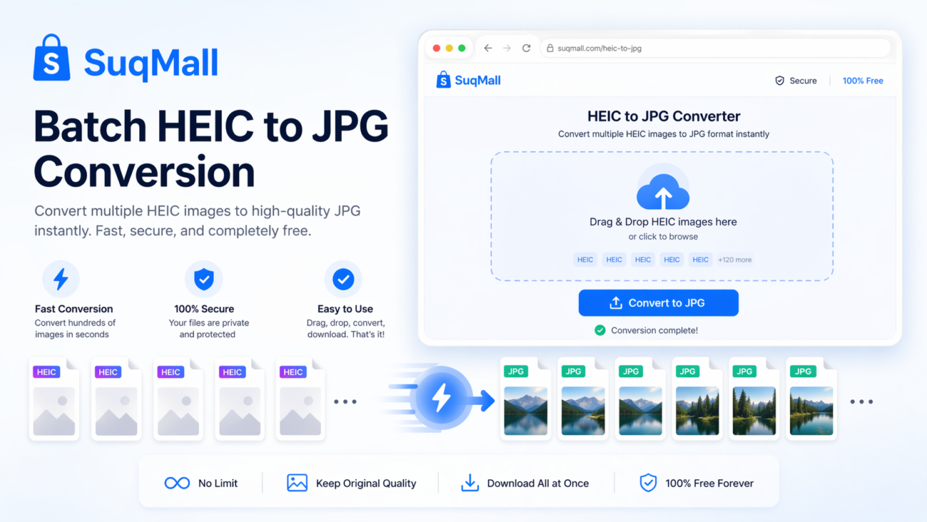 Free Online HEIC to JPG Converter Web Tool Guide