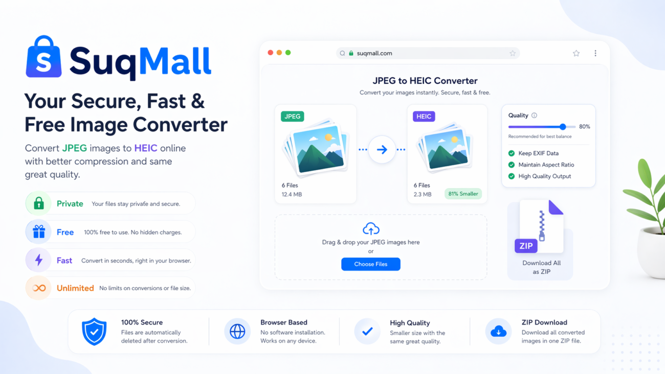 Free Online JPEG To HEIC Converter Web Tool Guide