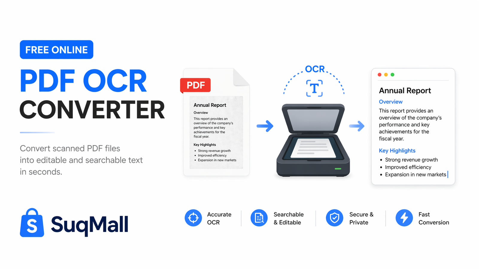 Free Online PDF OCR Converter Web Tool Guide