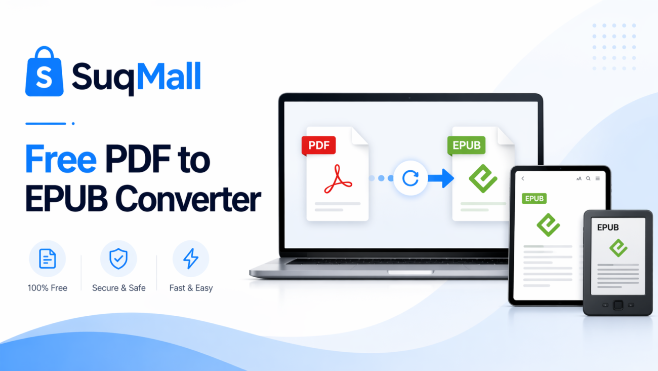 Free Online PDF To EPUB Converter Web Tool Guide