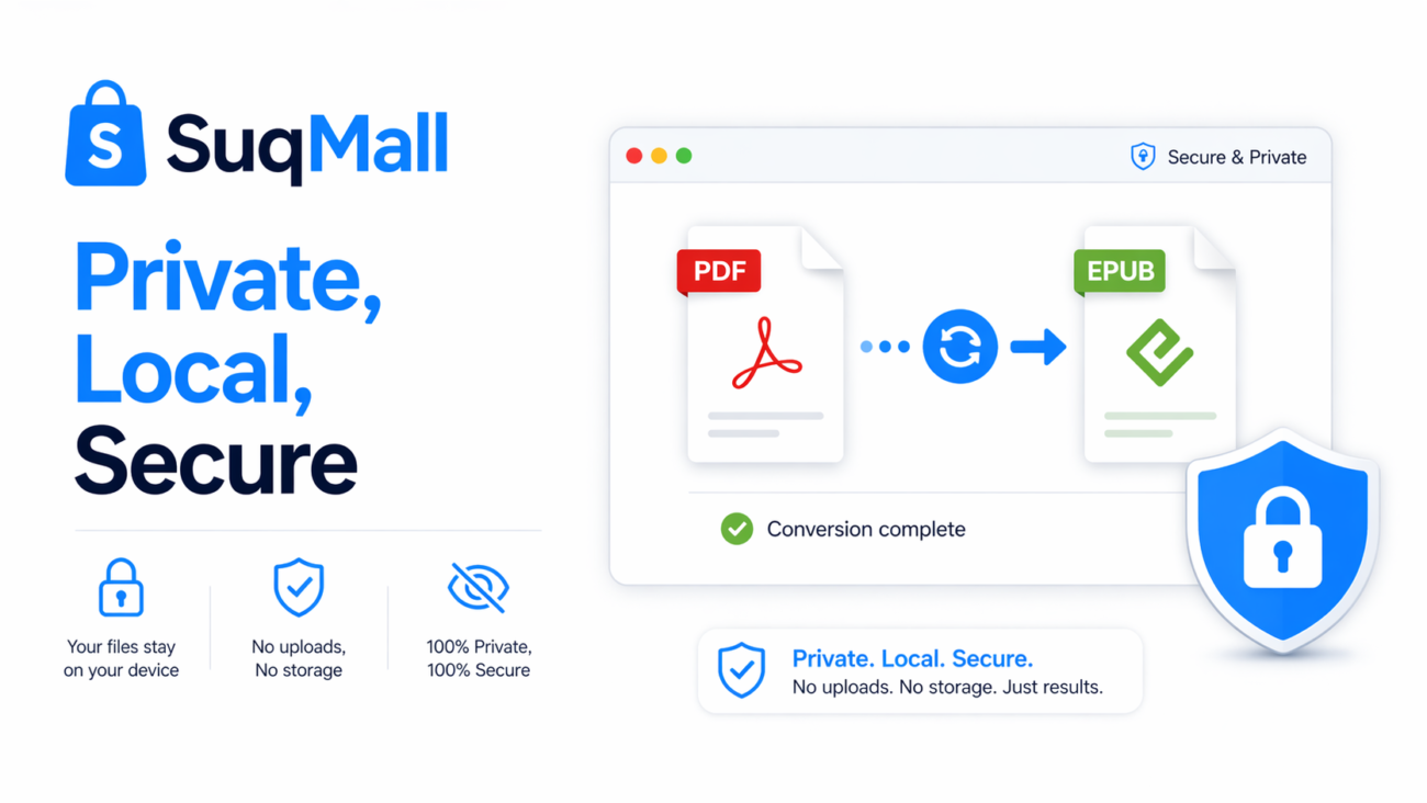 Free Online PDF To EPUB Converter Web Tool Guide
