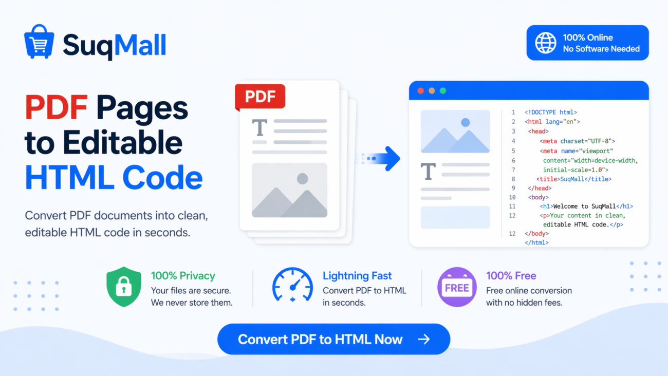 Free Online PDF to HTML Converter Web Tool Guide