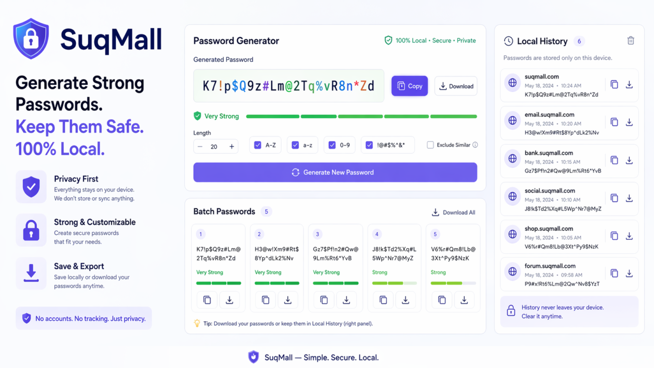 Free Online Password Generator Web Tool Guide