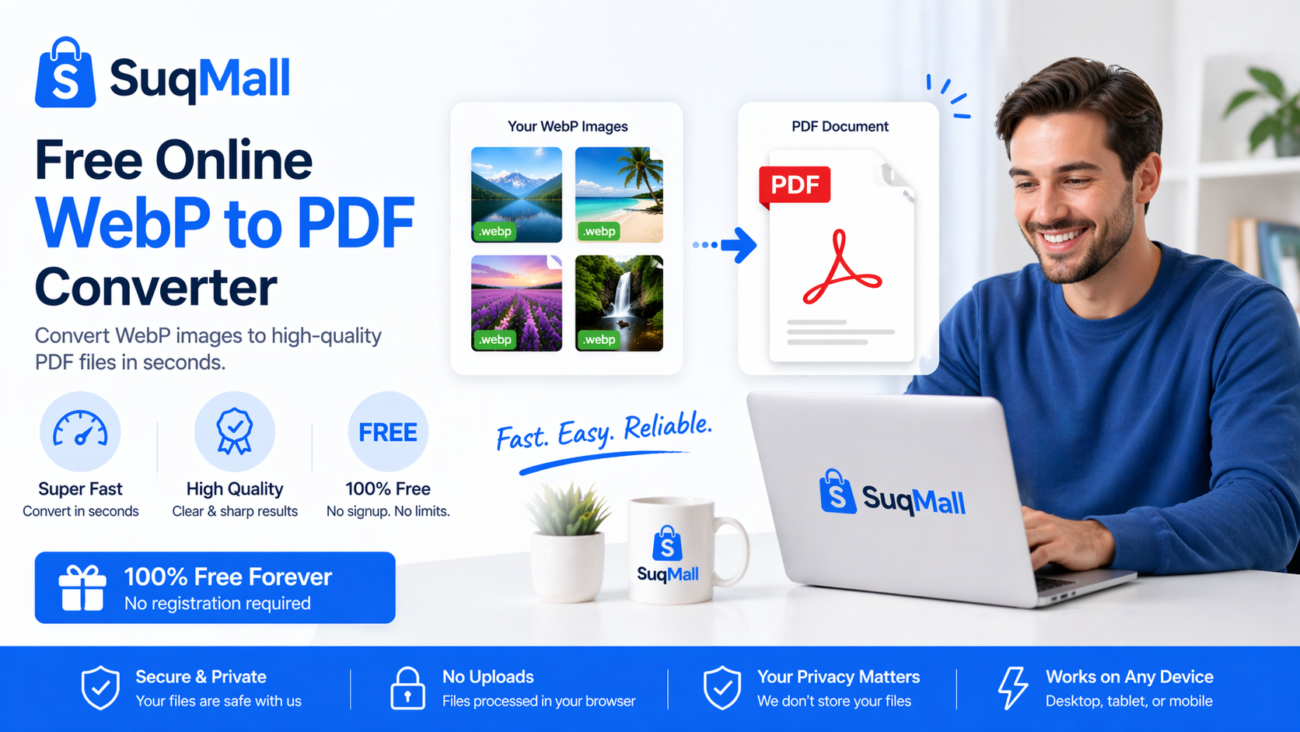 Free Online WEBP to PDF Converter Web Tool Guide
