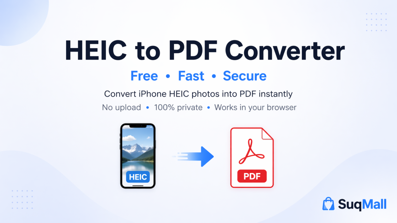 Free Online HEIC To PDF Converter Web Tool Guide