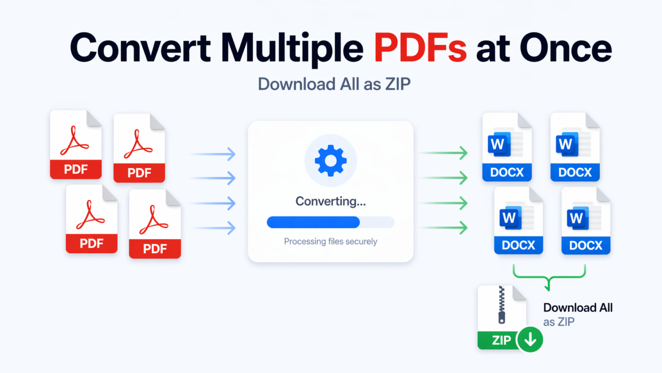 Free Online PDF To DOCX Converter Web Tool Guide