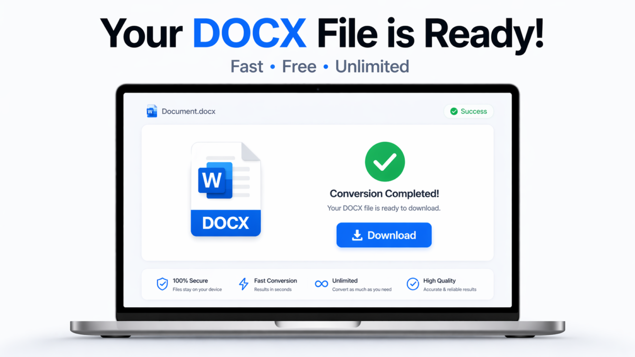 Free Online PDF To DOCX Converter Web Tool Guide