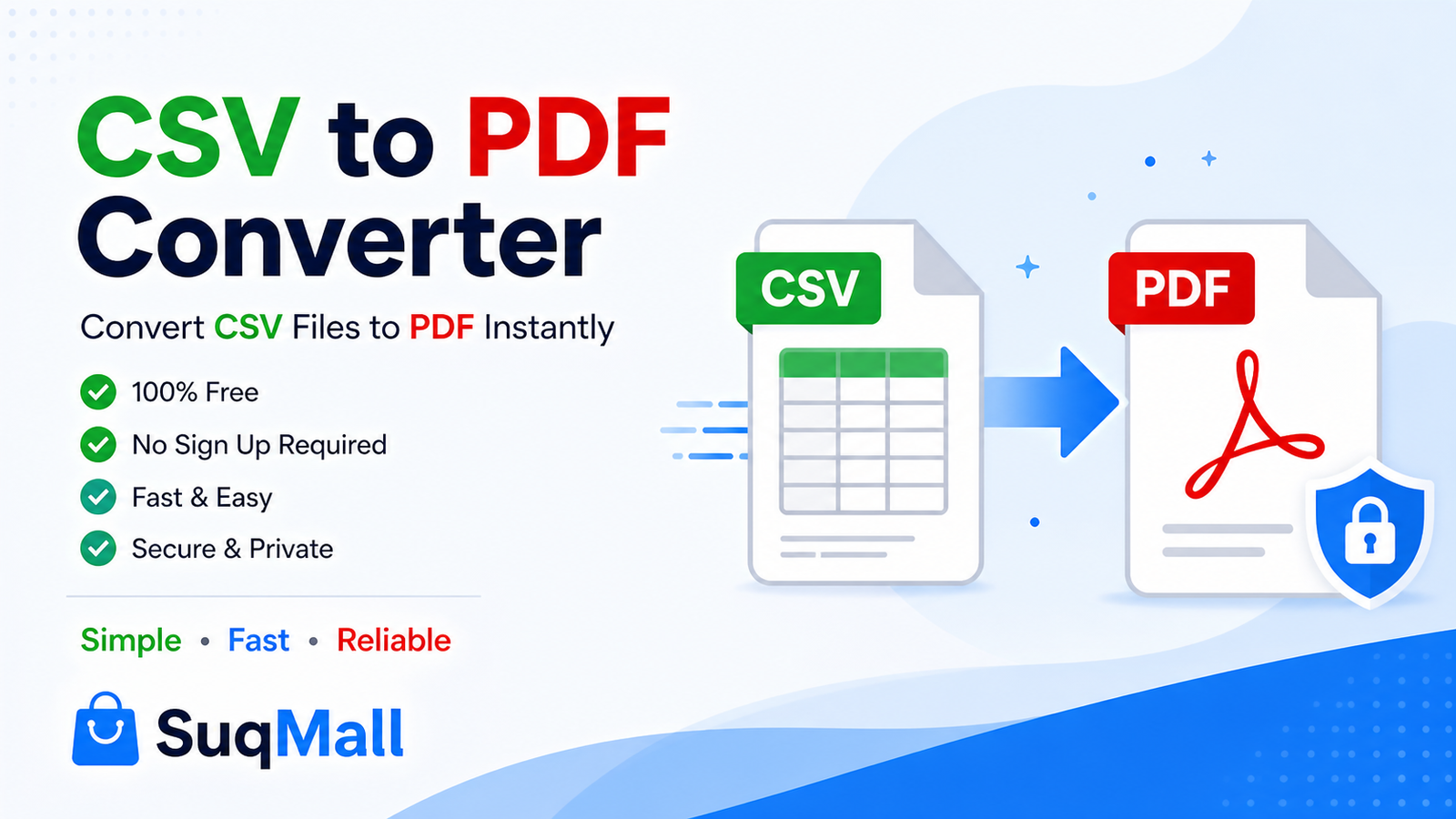 SuqMall CSV to PDF Tool Guide