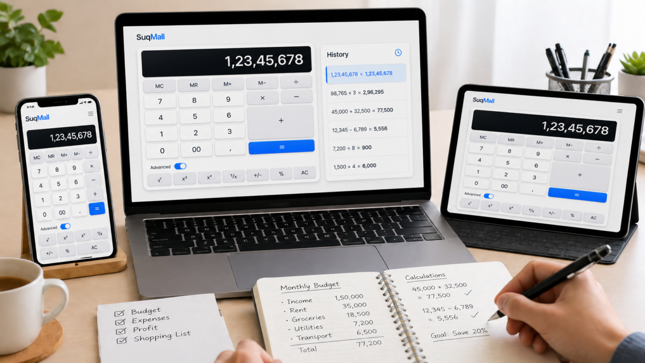 SuqMall Calculator Tool Guide
