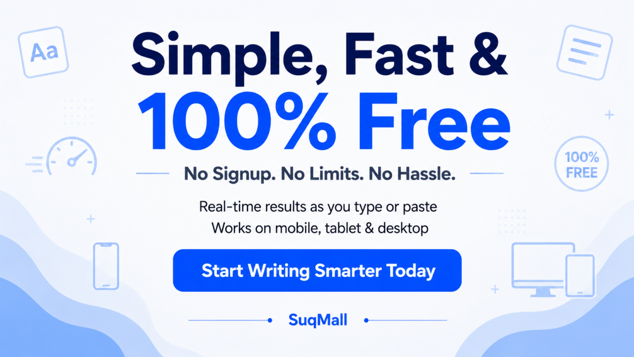 SuqMall Word Counter Tool Guide
